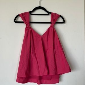 Jason Wu hot pink blouse